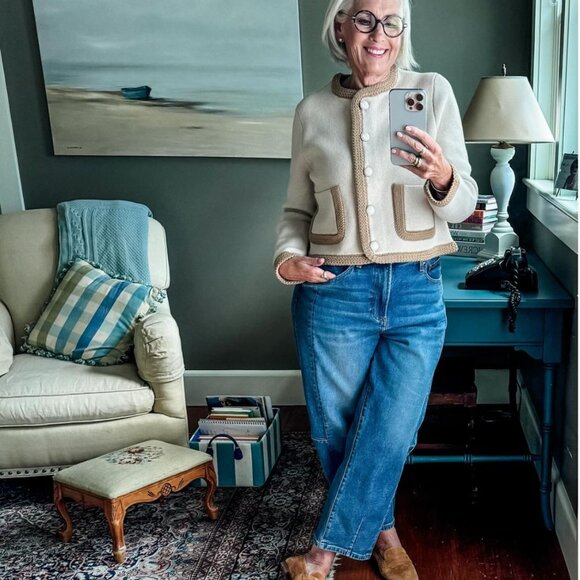 NWOT Sezane Auguste cardigan jacket - Picture 4 of 7